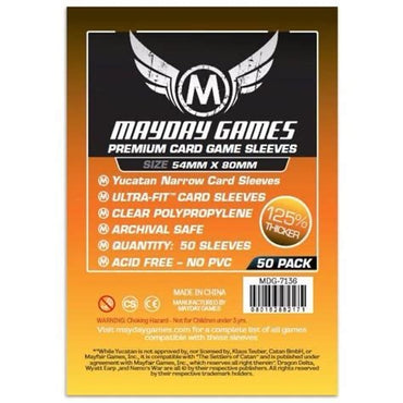 Mayday Games Card Sleeves 54 x 80 mm