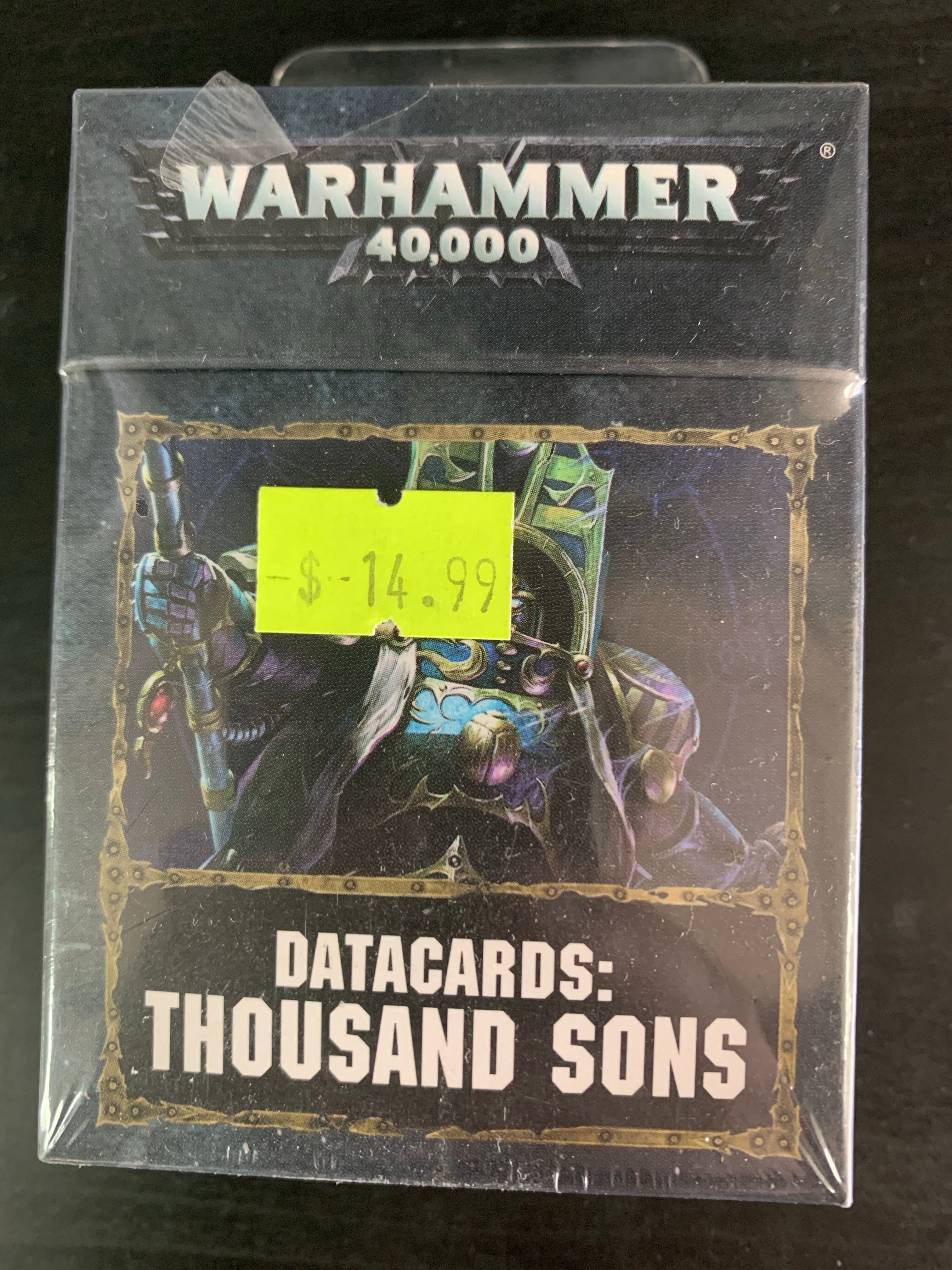 WH Warhammer 40K 8th Ed. Data Cards - Thousand Sons