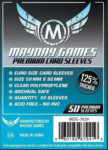 Mayday Games Sleeves 59 x 92 mm
