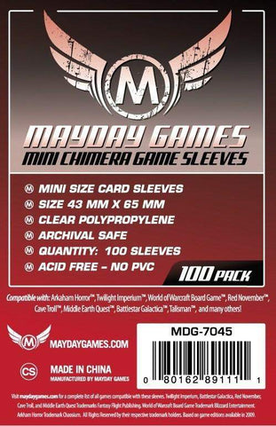 Mayday Games Sleeves 43 x 65 mm
