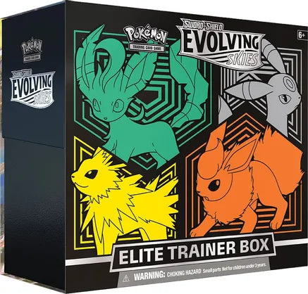 Sword & Shield Evolving Skies Elite Trainer Box- Flareon/Jolteon/Umbreon/Leafeon