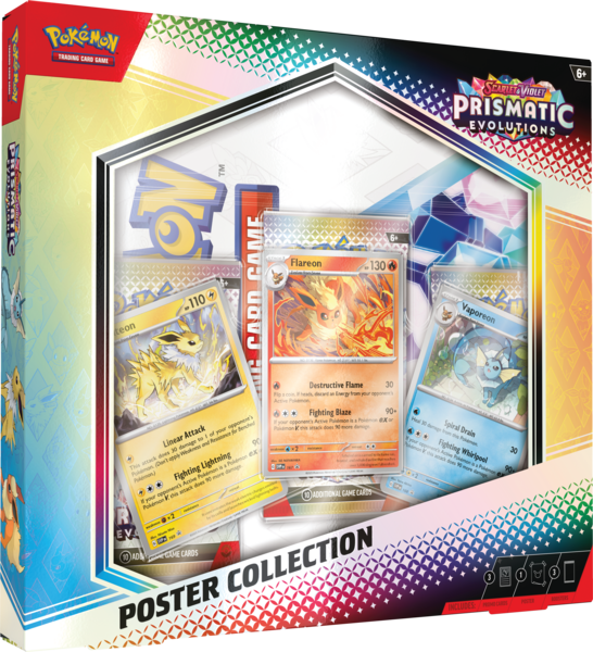 Pokémon TCG: Prismatic Evolutions Poster Collection