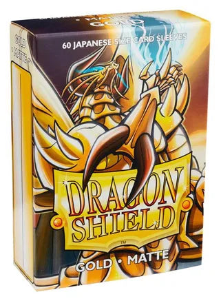 Dragon Shield Japanese Sleeves - Gold Matte (60-Pack)