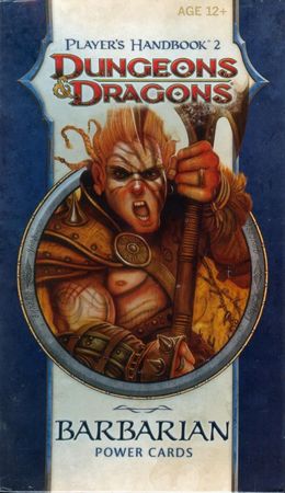 Dungeons and Dragons Player's Handbook 2 Barbarian Power Cards