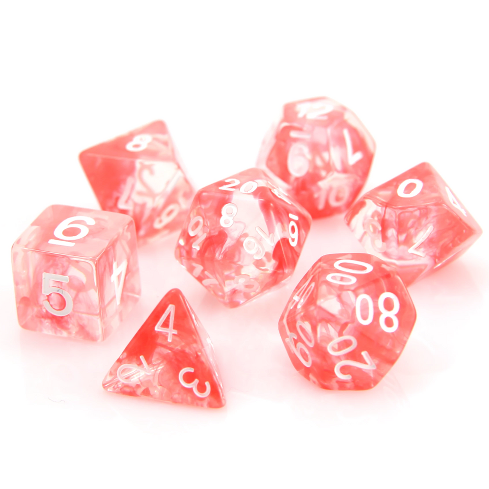 RPG Dice Set (7) - Red Wisp