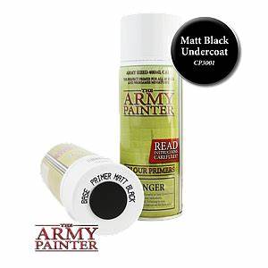 Army Painter: Base Primer Matt Black