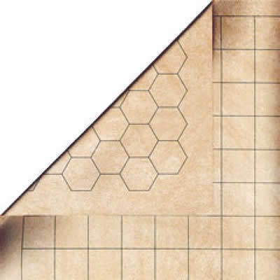 Double-Sided Battlemat - 1 in. Squares/Hexes