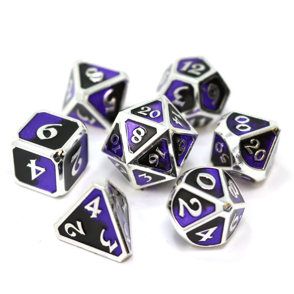 Metal RPG Dice Set (7) - Dark Arts Malice