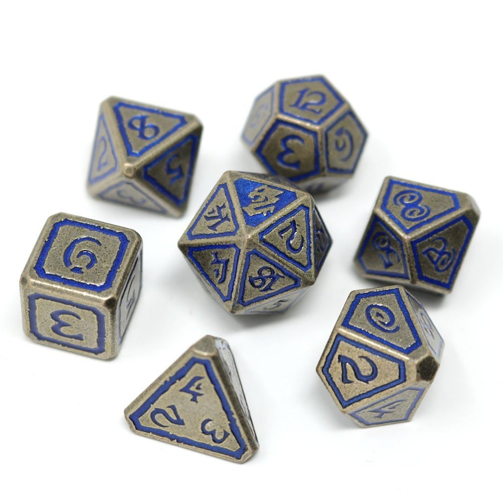 Metal RPG Dice Set (7) - Unearthed Leviathan