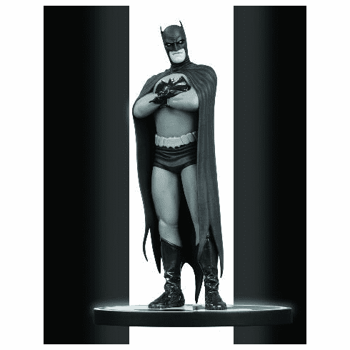 DC Direct Batman Black and White Frank Quitely Statue
