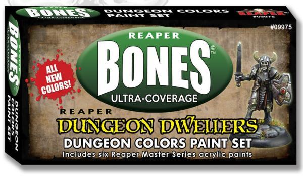 Master Series Paints Bones Ultra-Coverage Dungeon Dwellers Paint Set: Dungeon Colors