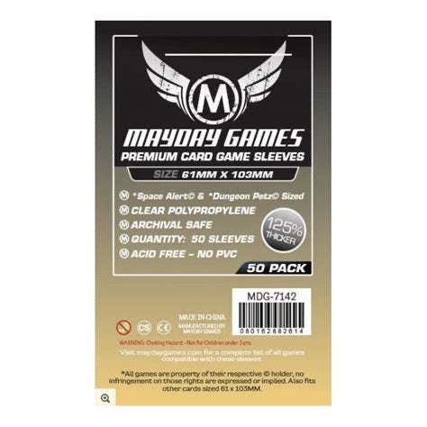 Mayday Games Card Sleeves 61 x 103 mm