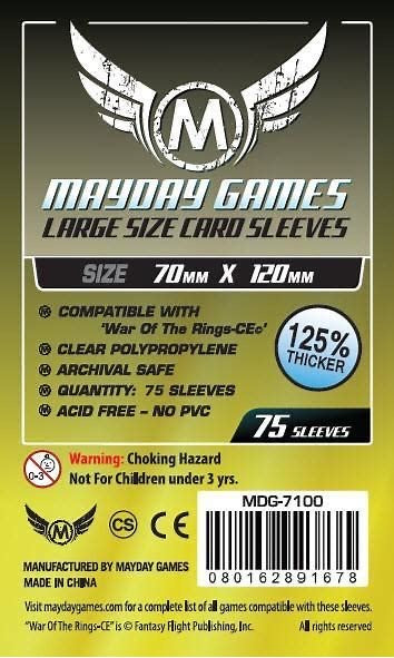 Mayday Games Sleeves 70 x 120 mm