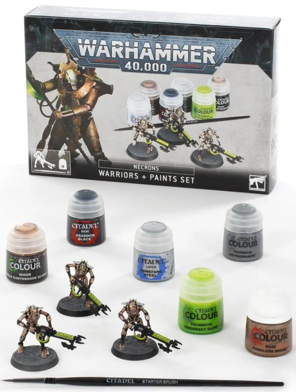 Necrons: Warriors + Paints Set