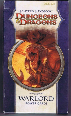 Dungeons and Dragons Martial Powers Warlord Power Cards (Blue box)