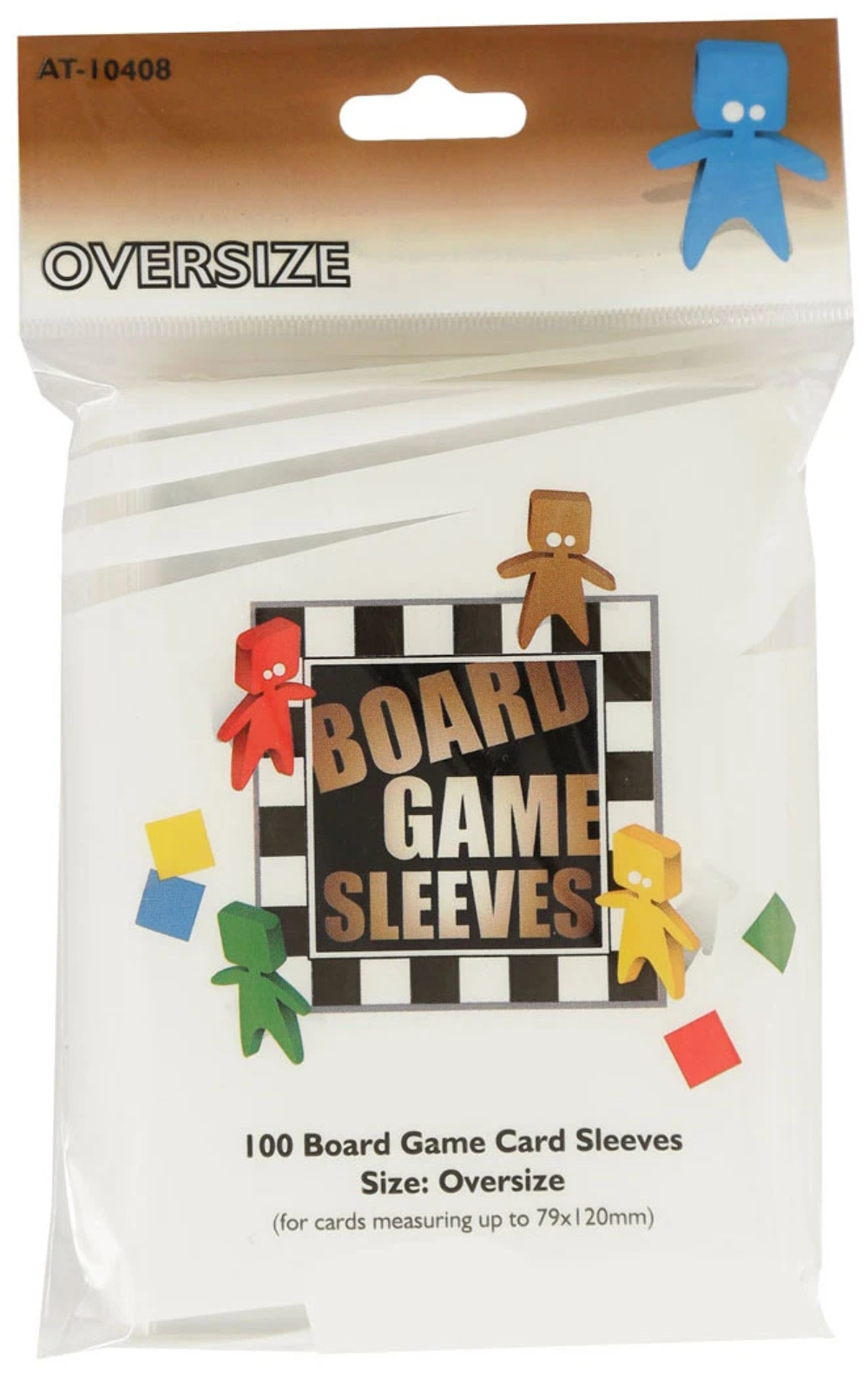 Board Game - Oversize Sleeves - Clear (79x120mm 100 ct)