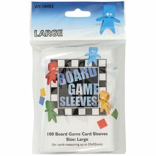 Board Game - Large Sleeves - Clear (59x92mm 100 ct)