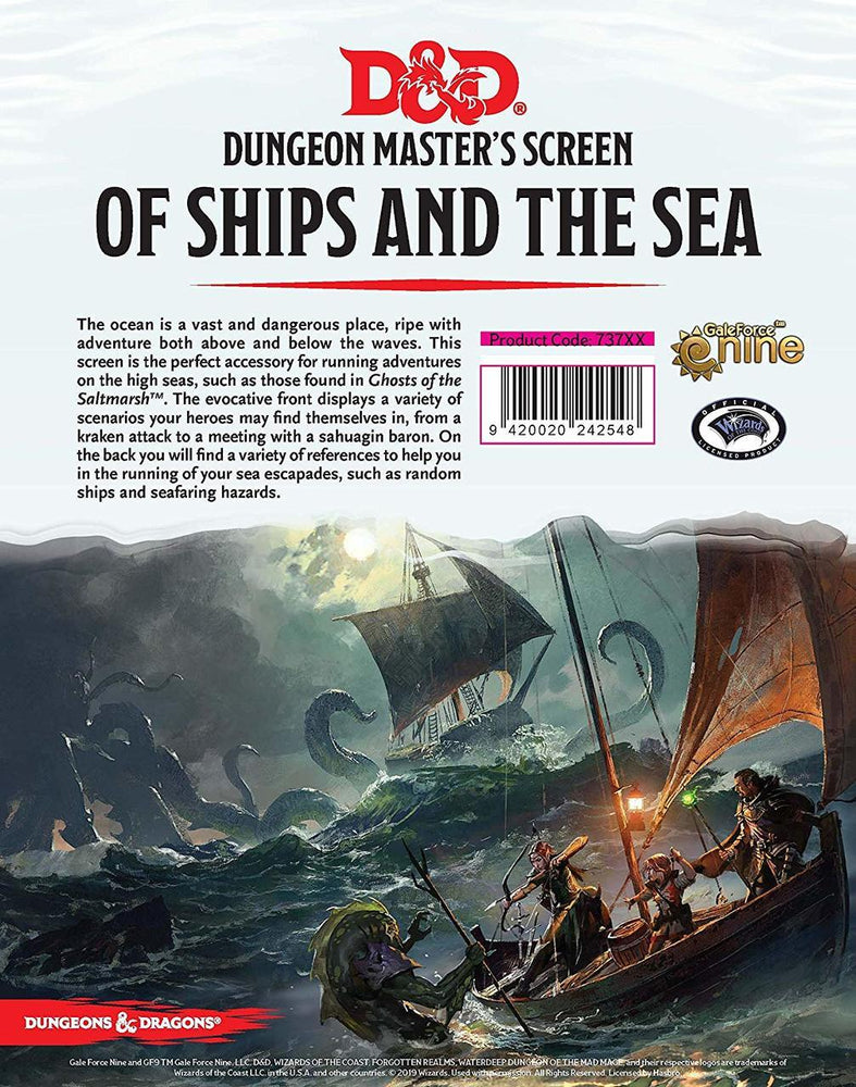 D&D - DM Screen: Of Ships and the Sea